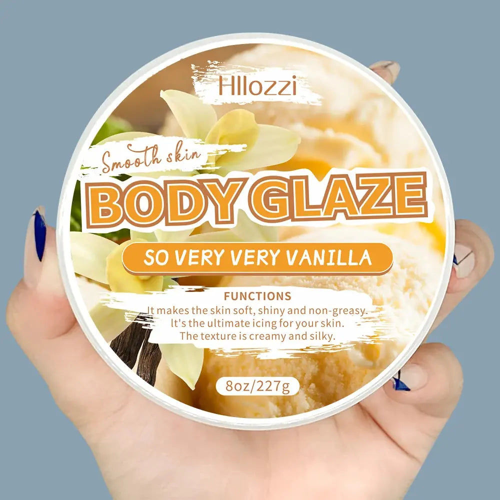 2oz/8oz Vanilla Body Glaze Nourishing Moisturizing Skin Care Body Butter Refreshing Non-Greasy Body Oil Moisturizing Skin NNOS