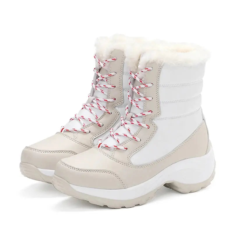 Snow Boots Women New Ladies Shoes Platform Shoes Woman Flat Keep Warm Boots Ladies Casual Plush Botas Mujer Winter Shoes Women NNOS