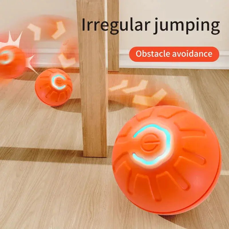 Smart Dog Toy Ball Electronic Interactive Pet Toy Moving Ball USB Automatic Moving Bouncing for Puppy Birthday Gift Cat Product NNOS
