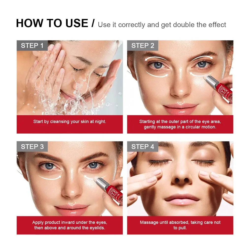 Retinol Eye Cream Lightening Dark Circles Firming Skin Instant Eye Repair Serum Stick for women Women Eyes Care NNOS