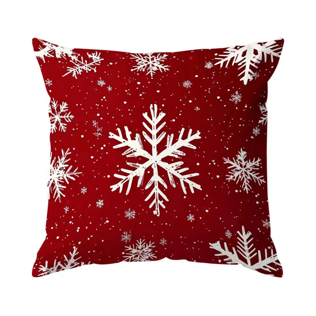 Christmas Snowflakes Cushions Pillowcase Polyester Cushion Cover Throw Pillow Sofa Decoration Pillowcover Home Decor NNOS
