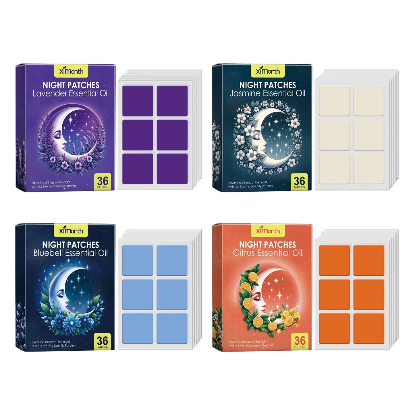 Lavender Sleep Patches – Natural Aid to Relieve Stress, Anxiety & Insomnia NNOS