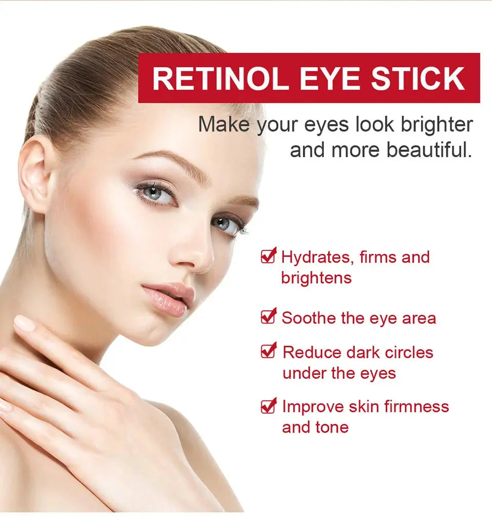 Retinol Eye Cream Lightening Dark Circles Firming Skin Instant Eye Repair Serum Stick for women Women Eyes Care NNOS