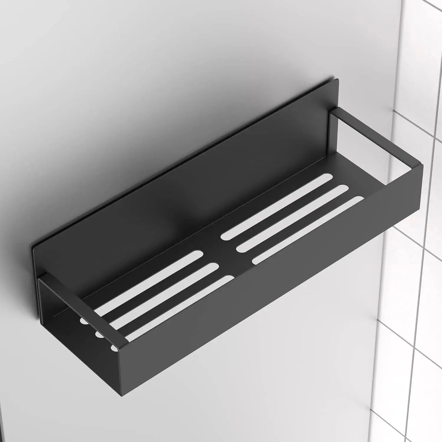 HuggieGems 4 Pack Magnetic Spice Storage Rack Organizer for Refrigerator and Oven Black Fridge Storage Holders Eye Catching Short NNOS