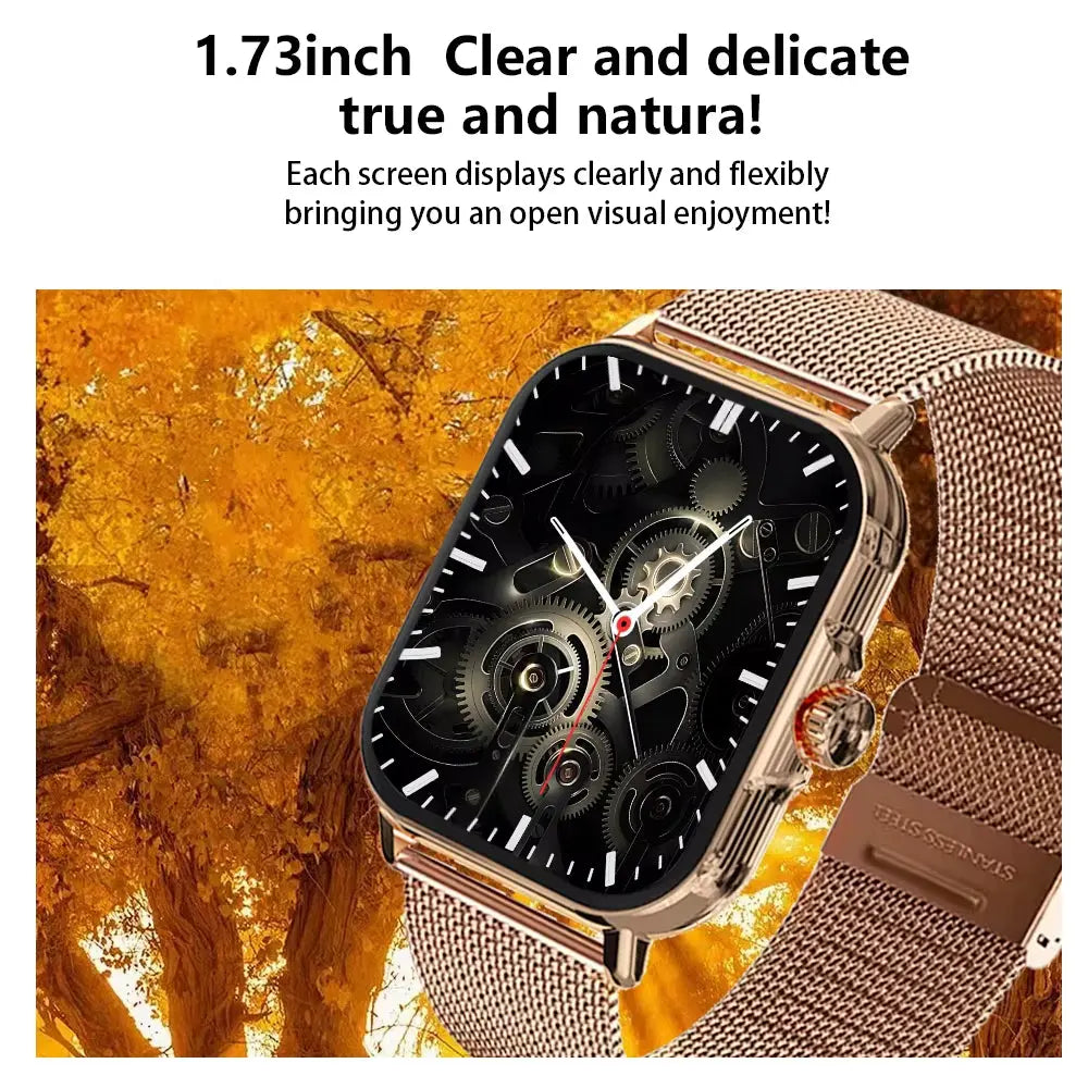 2024 Smart Watch for Men and Women - Advanced Touch Screen Fitness Tracker with Bluetooth Calling Capability
