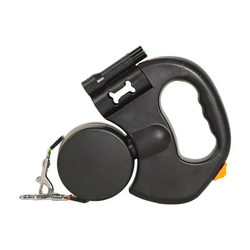 Premium LED Automatic Retractable Dog Leash with Dual Heads & Storage Bag - Ultimate Pet Accessory product image