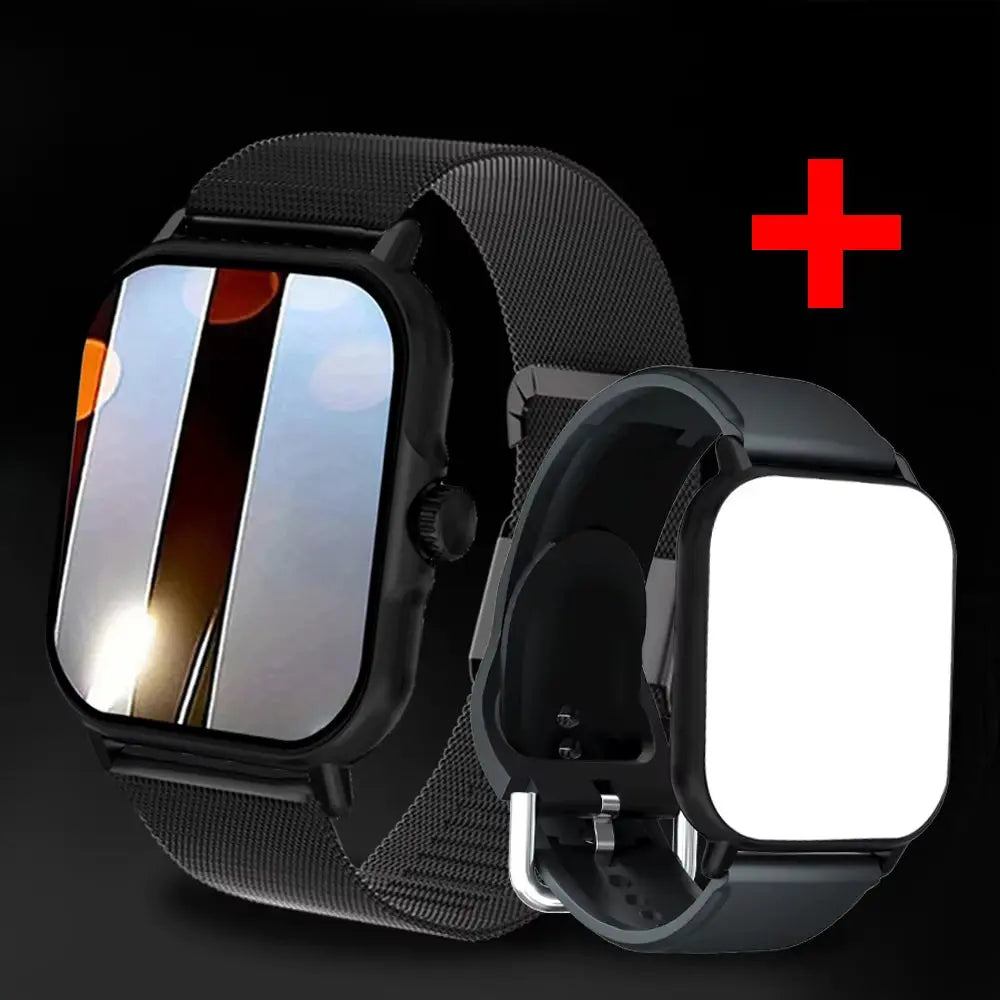 2024 Smart Watch for Men and Women - Advanced Touch Screen Fitness Tracker with Bluetooth Calling Capability product image