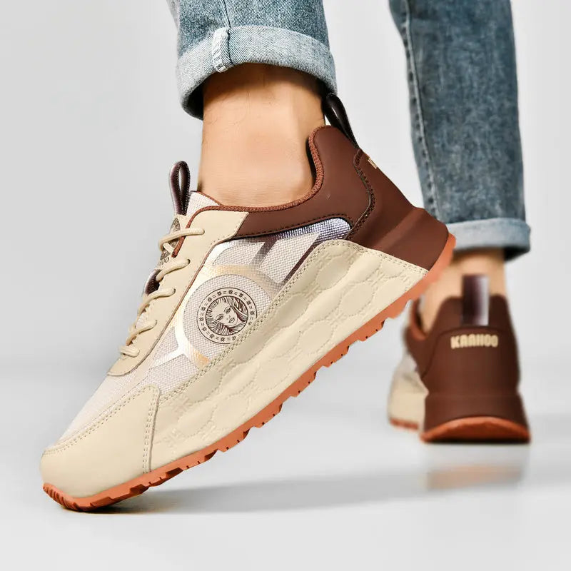 Fashion Sneakers – Breathable Running Shoes with Reflective Accents & Comfort NNOS