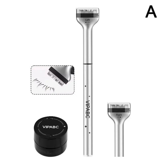 Dezone Waterproof Lower Eyelashes Stamp Pen - 3-in-1 Natural-Looking Korean Makeup in Black/Brown product image