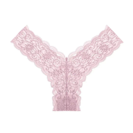 Elegant Women's Lace T-Back G-String Thong Lingerie - Chic European & American Style product image