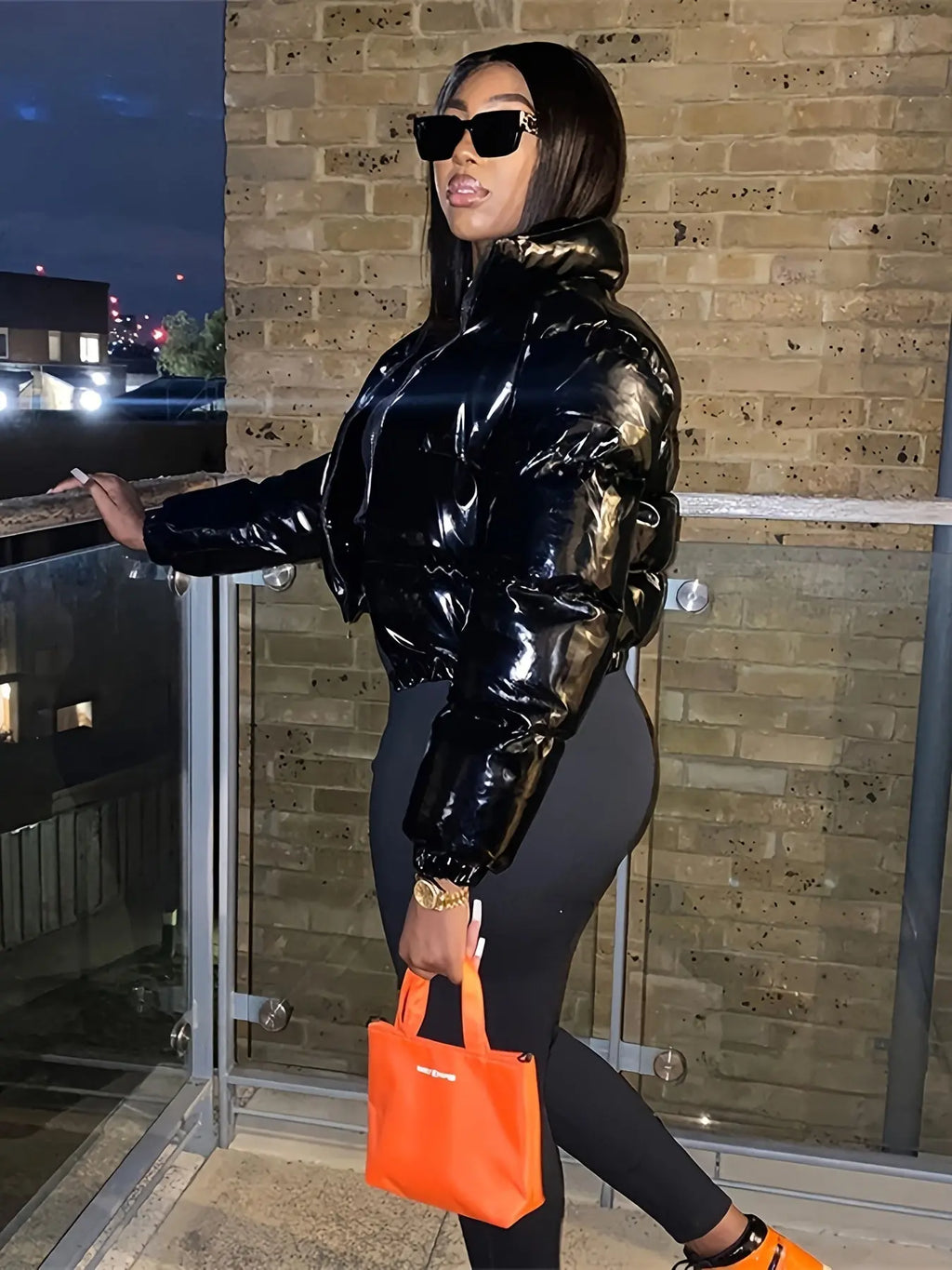 COUTUDI Y2K Bright Puffer Jacket – Women’s Short Coat Korean Streetwear Style NNOS