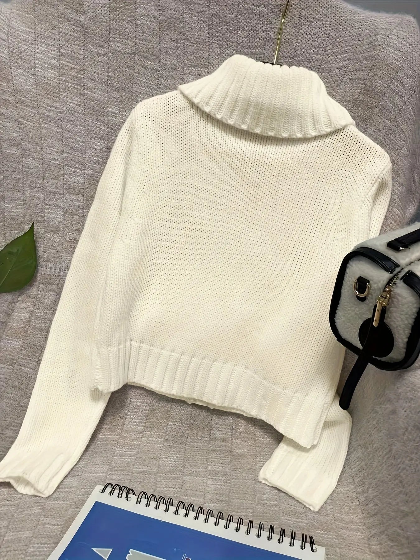 Multi-button decorated large zipper stand-up collar slim-fit cardigan NNOS