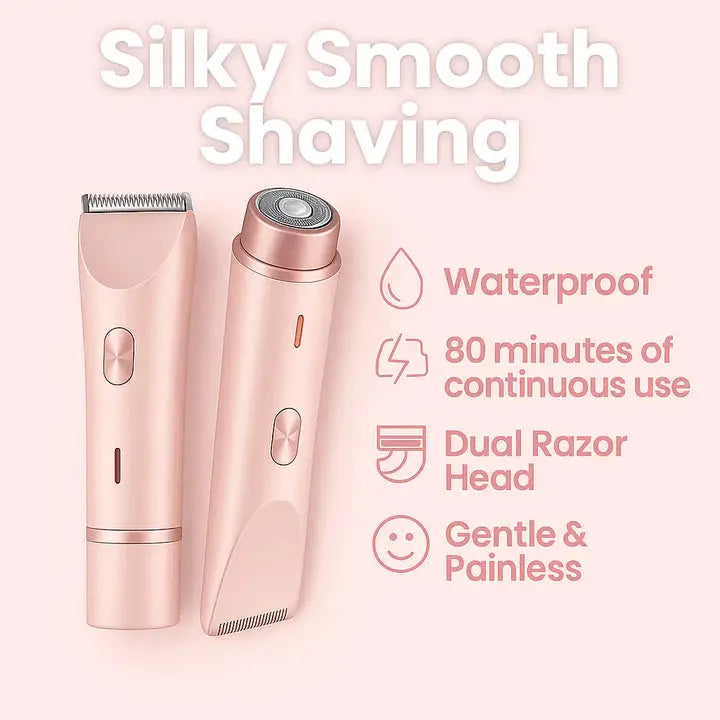 VelvaSkin™ Glide – The 2-in-1 Shaver for Modern Women NNOS