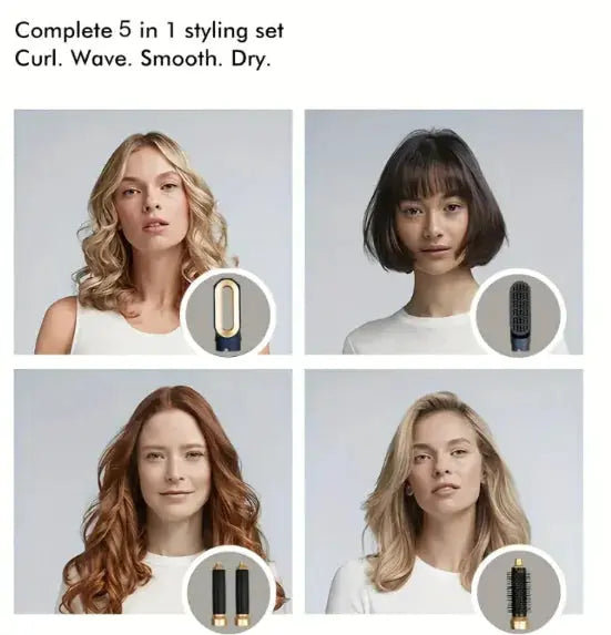 5-in-1 Multi Hair Styler & Curling Iron NNOS