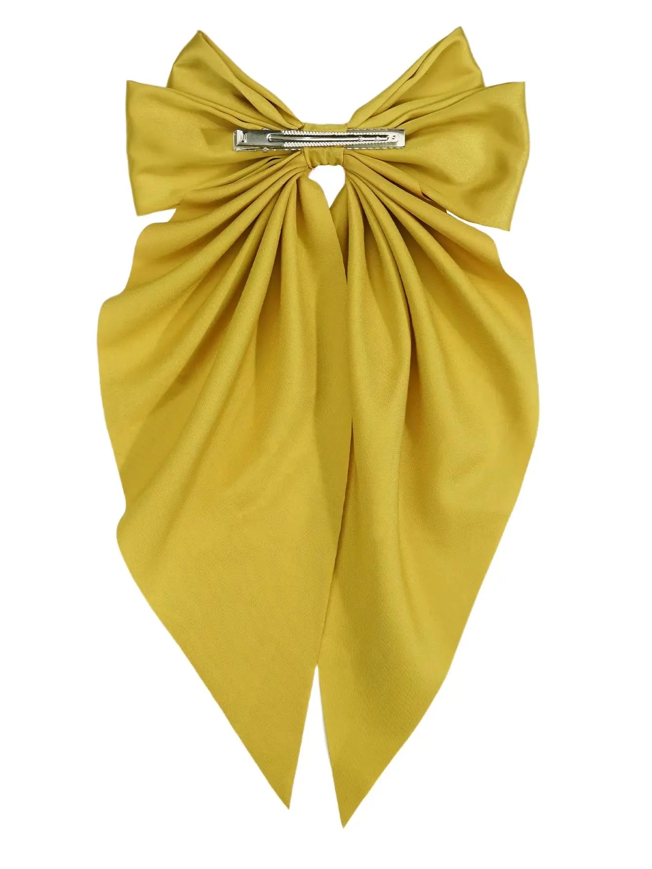 Elevate Your Look with Our Gorgeous Satin Bow Hair Clip - Perfect for Chic Ponytails! 🌟💖 #HairGoals #Fashionista product image