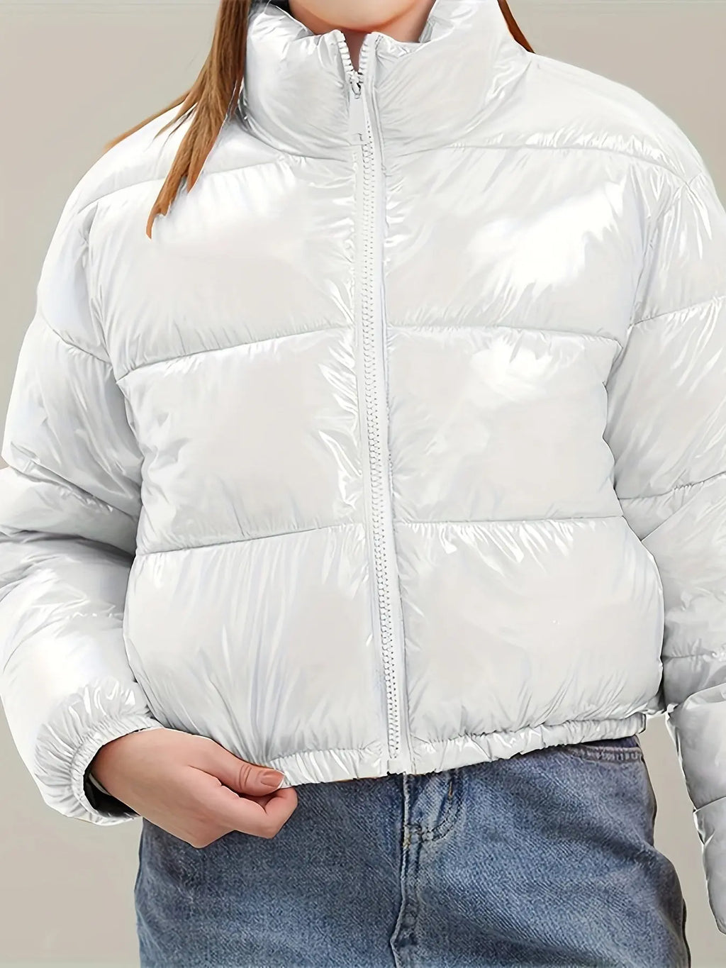 COUTUDI Y2K Bright Puffer Jacket – Women’s Short Coat Korean Streetwear Style NNOS